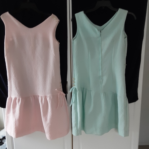 2 Dresses with a drop waist and zipper on the back. - Picture 5 of 8